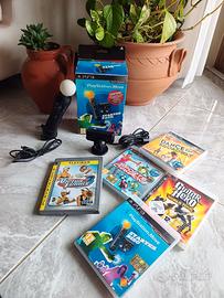 PlayStation Move starter pack PS3+ giochi+ cavo