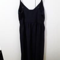 abito in cotone sangallo blu