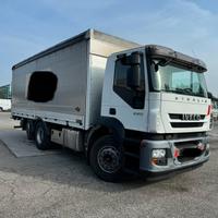 Iveco stralis 260 s 330 cassone + telo 6x2+sponda