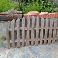  6 staccionate di legno per giardino 