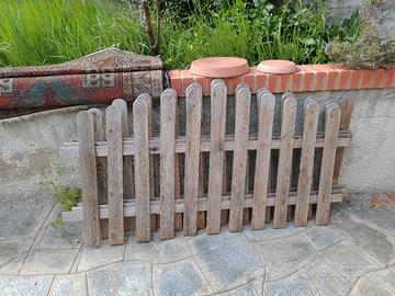  6 staccionate di legno per giardino 