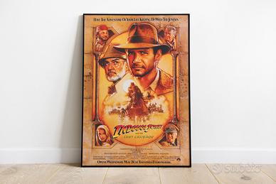 #209 - Poster Locandina Film "Indiana Jones 1-2-3"
