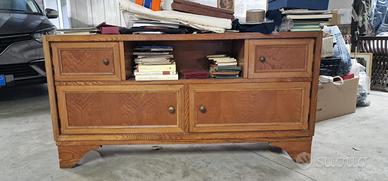 Mobile TV / Credenza Bassa in Legno con Cassetti