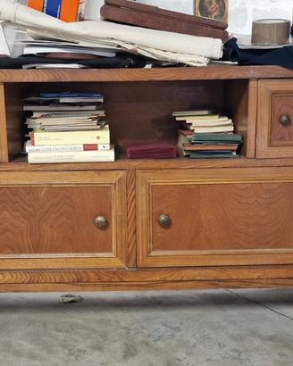 Mobile TV / Credenza Bassa in Legno con Cassetti