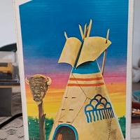 BIG JIM 9401 Tenda Indiana + Canoa 1975