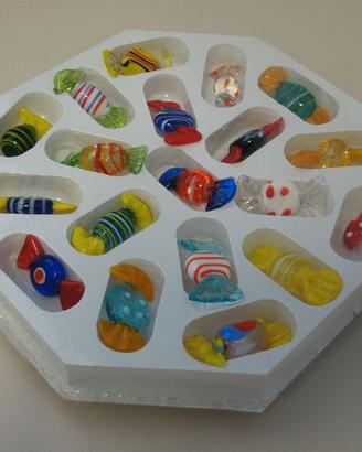 Caramelle in vetro di murano