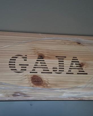 2 casse  gaja mista 12 bottiglie  pellicolate