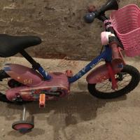Bicicletta bimba con rotelle