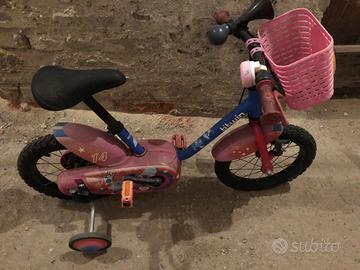 Bicicletta bimba con rotelle