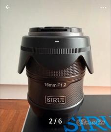 Sirui ob. autofocus 16mm f 1.2 Aps-c fujifilm