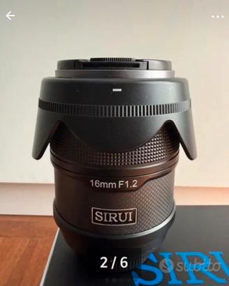 Sirui ob. autofocus 16mm f 1.2 Aps-c fujifilm