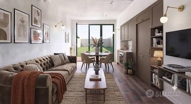 Appartamento di 77 m² con 3 locali e box auto a Qu