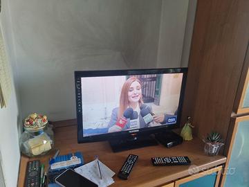 TV Telefunken 24" LED Slim + Decoder Digitale Terr