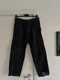 Pantalone Cargo Nero Terranova
