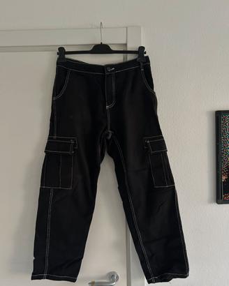 Pantalone Cargo Nero Terranova
