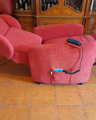 Poltrona relax elettrica reclinabile