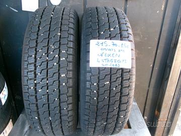 2 GOMME 4 STAGIONI 215-70-15C 109/107S 8PR NEXEN D