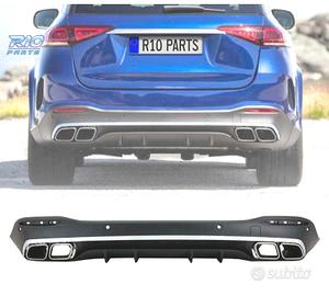 DIFUSORE MERCEDES GLE W167 20- + TERMINALI DI SCAR