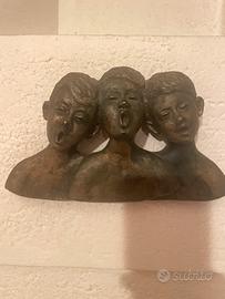 Terracotta Coro angeli di Frola Piero