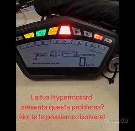 Riparazione cruscotto hypermotard 821 939