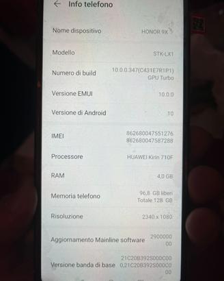 Honor 9 x stk-lx1