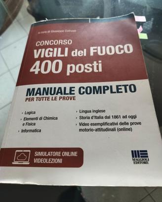 Manuale concorso vigili del fuoco 