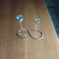 candeliere bagnato in argento