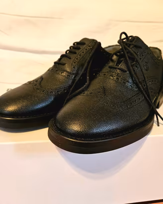 Oxford Pollini in pelle nere NUOVE –taglia 40