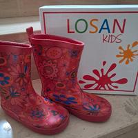 galosce per la pioggia bimba Losan num 26