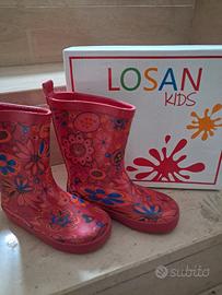 galosce per la pioggia bimba Losan num 26