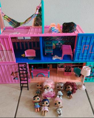 Casa delle bambole LOL +accessori + bambole