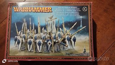 Warhammer Fantasy High Elf Warriors Regiment Nuovo
