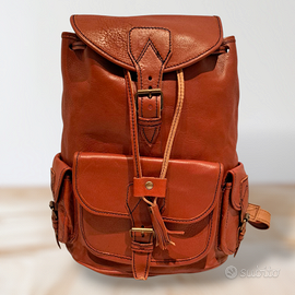zaino vintage artigianali pelle Vero Di Capra