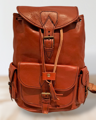 zaino vintage artigianali pelle Vero Di Capra