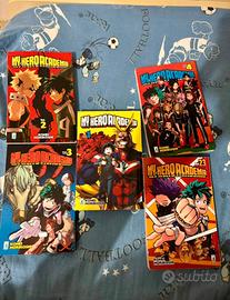 Set: My Hero Academia Vol. 1-2-3-4-23 (NUOVI)