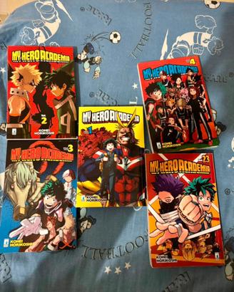 Set: My Hero Academia Vol. 1-2-3-4-23 (NUOVI)