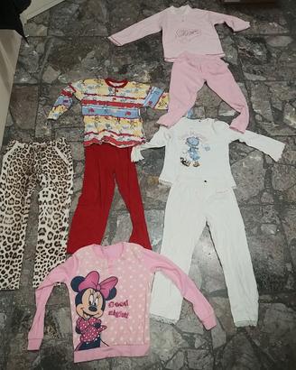 Lotto vestiti bambina 6 anni
