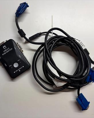 Switch VGA 2 in 1 Usb