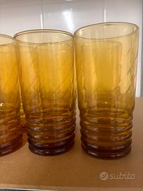 80 Bicchieri color ambrato