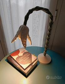 Lampada Ikea con aggiunta di macramè 