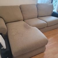 Divano 3/4 posti con chaise longue, Poltrone Sofà