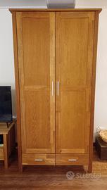  Armadio JYSK "New Oak" 2 ante, legno - smontato