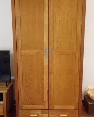  Armadio JYSK "New Oak" 2 ante, legno - smontato