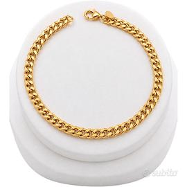 Bracciale groumette in oro giallo 18kt (750)