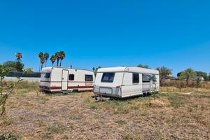 2 rulotte La mancelle 6M e Caravelair 5M