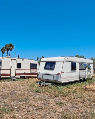 2 rulotte La mancelle 6M e Caravelair 5M