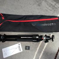 Kit Manfrotto 190 + testa a sfera 496 + sacca