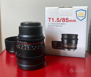 Samyang 85mm T1.5 AS IF UMC II - MFT - Micro 4/3