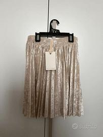 Gonna plissettata tipo velluto | HaveOne