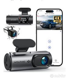 Dash Cam Auto 4K avanti e dietro
